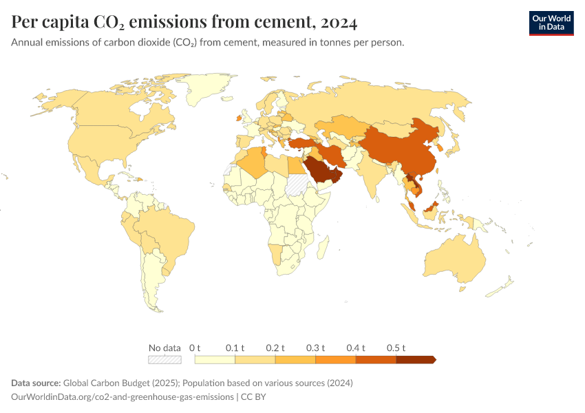 A thumbnail of the "Per capita CO₂ emissions from cement" chart
