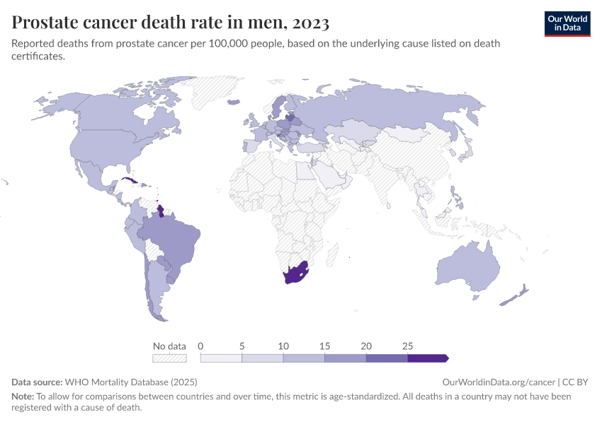 A thumbnail of the "Prostate cancer death rate in men" chart